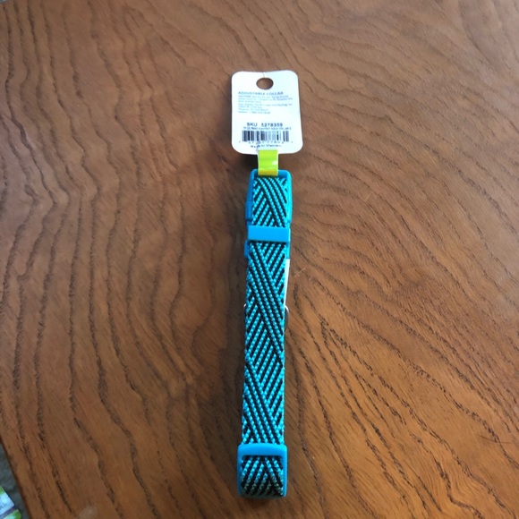 Blue&black adjustable dog collar - Picture 3 of 3